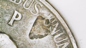 1945-P-War-Nickel-With-Mystery-Mark.