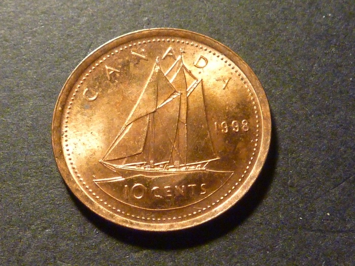 1998-10c-Struck-On-Cu-Plated-Steel-Foreign-Planchet