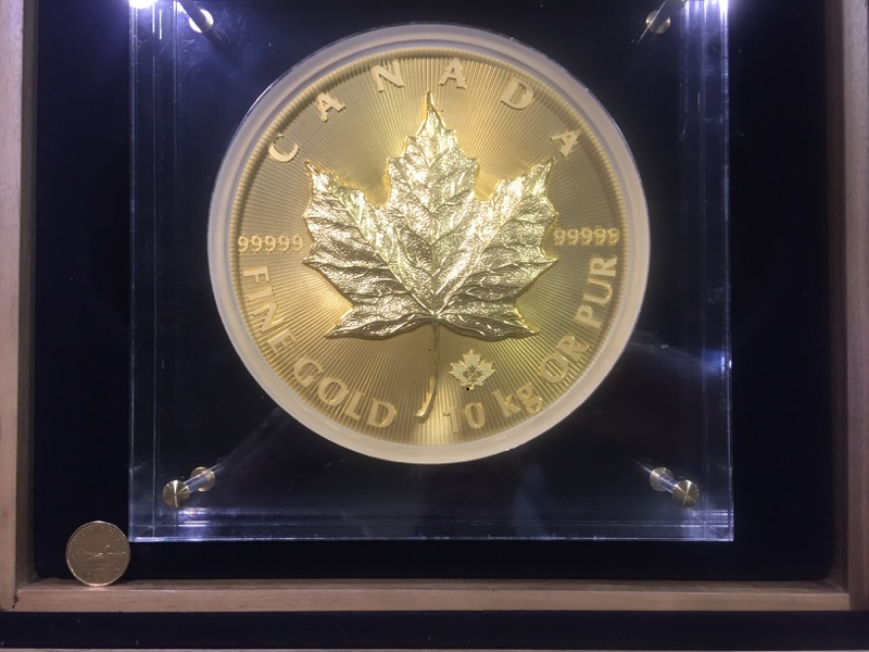 $100,000-Denominated-Canadian-Gold-Maple-Leaf