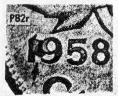 A-Scarcer-One,-In-BU---1958-1c-Zoell-P82r-Die-Chip