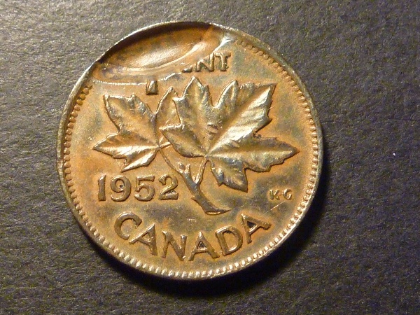 1952-1-Cent,-Indent-Strike-Error