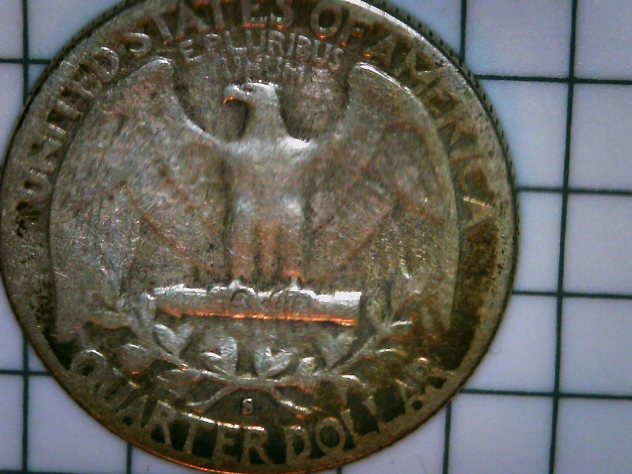 Toning-On-A-1950-S-Washington-Quarter