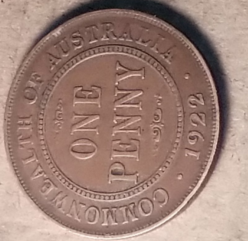 1922-Australian-Penny-Indian-Obverse?-Flat-Based-Lettering-Or-Cbl?