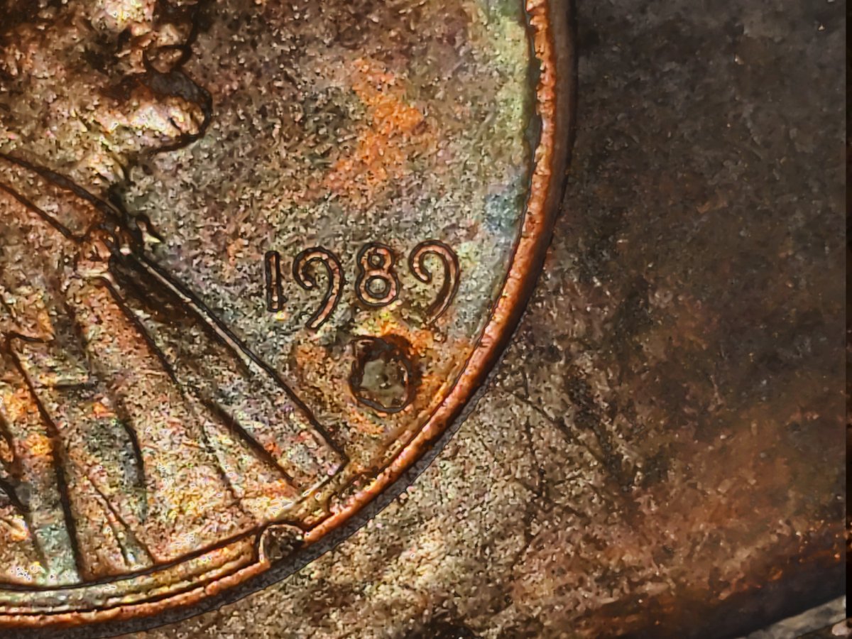 1989-?blob-Lincoln-Memorial-Penny-PMD-Or-Error-Thanks-For-Input