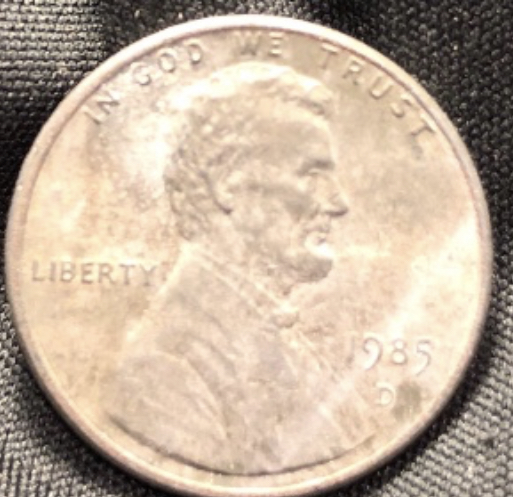 1985-D-Lincoln-Cent--Wrong-Planchet-Coin-Is-Very-Gray?