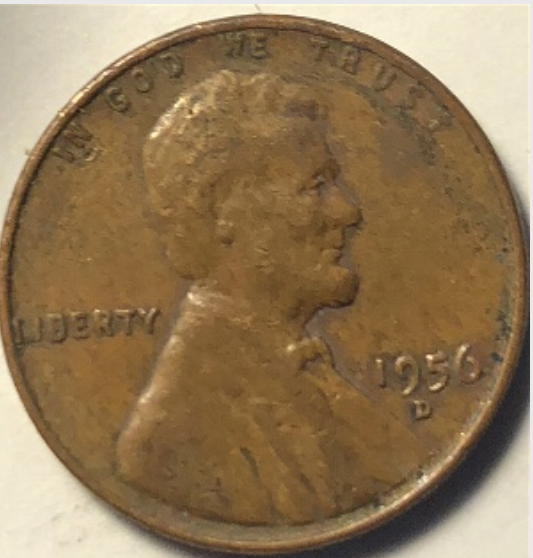1956-D-Lincoln-Wheat-Cent-Odd-Shaped-Die-Chip-Or-Something-Else?