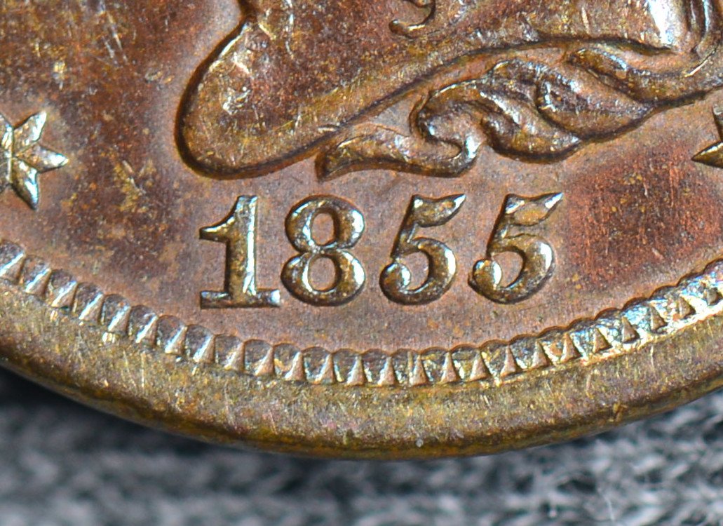 1855-Half-Cent-For-Your-Grading