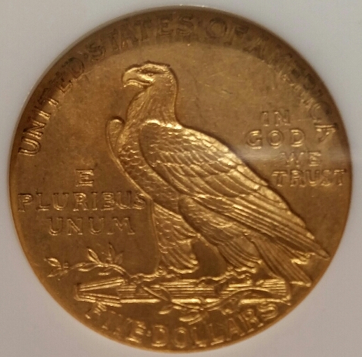 1910-$5-Indian-For-Grading