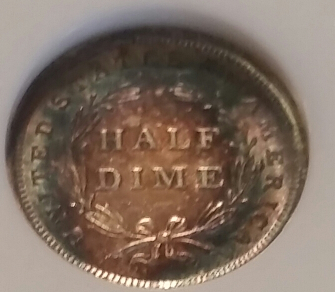 Toning-1837-Half-Dime