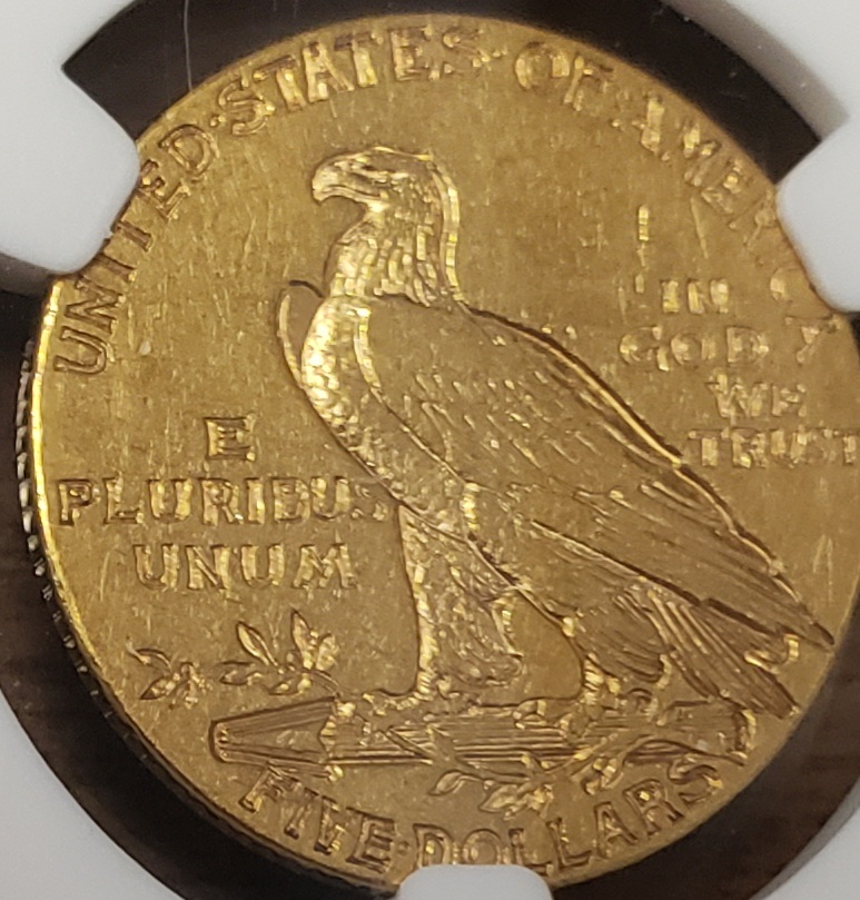 1913-S-Weak-S-$5-For-Grading-More-Images