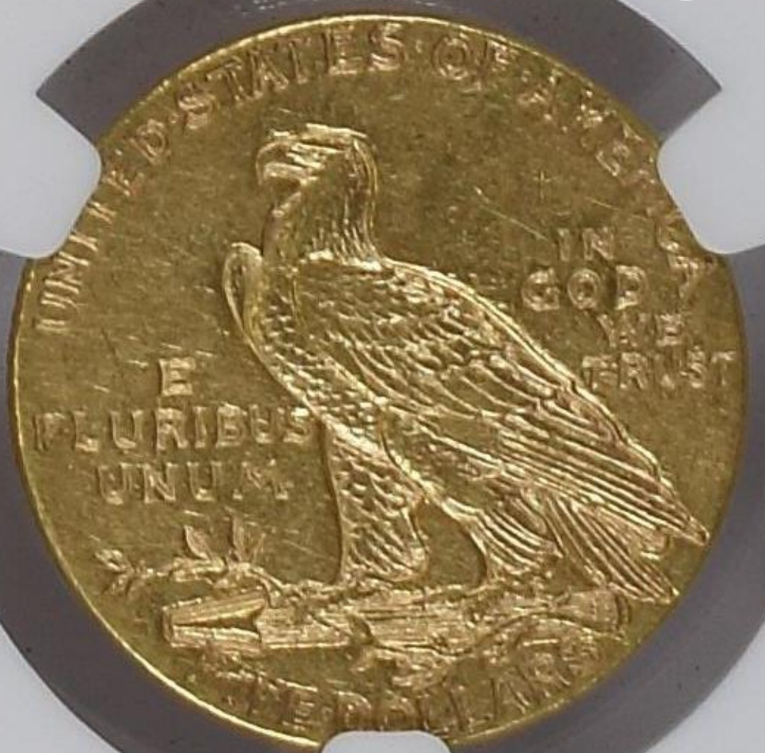 1913-S-Weak-S-$5-For-Grading-More-Images
