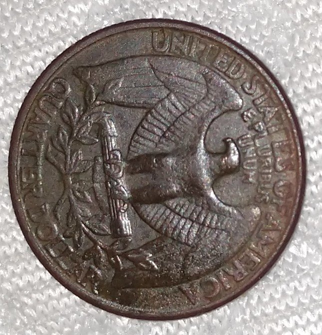 1993-P-Quarter-Missing-Clad-And-Almost-Mint-Condition-!