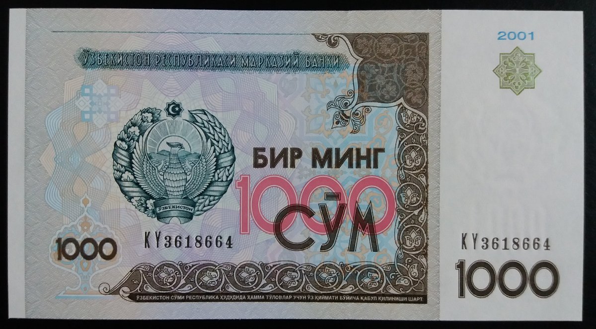 Uzbek-Banknotes