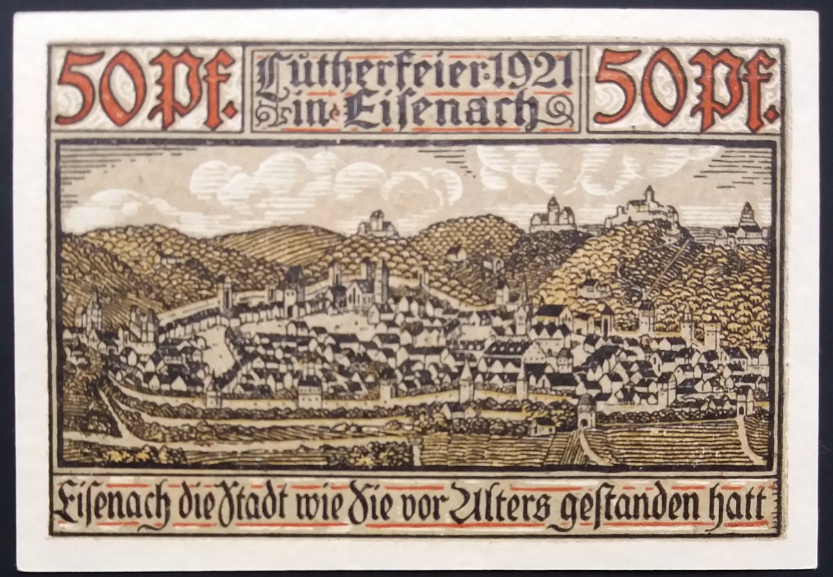 Wartburgstadt-Eisenach-Notgeld
