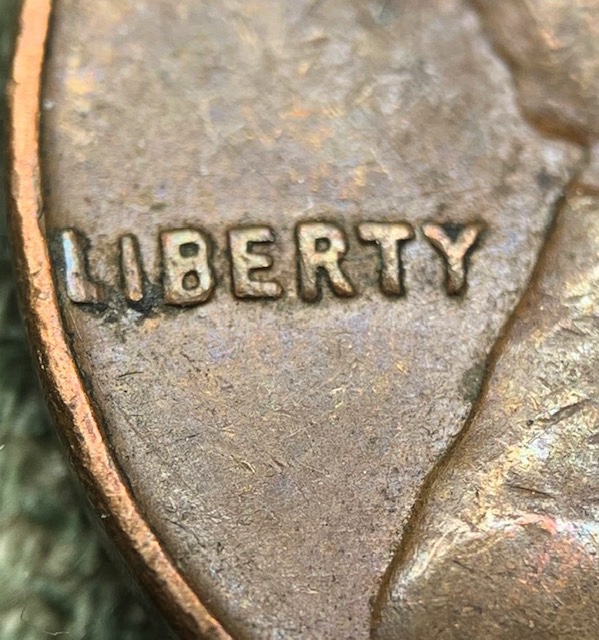 1964-D-Lincoln,-Heavy-Abrasion-On-The-Mint-Mark-Field,-Not-An-Error-But-Neat