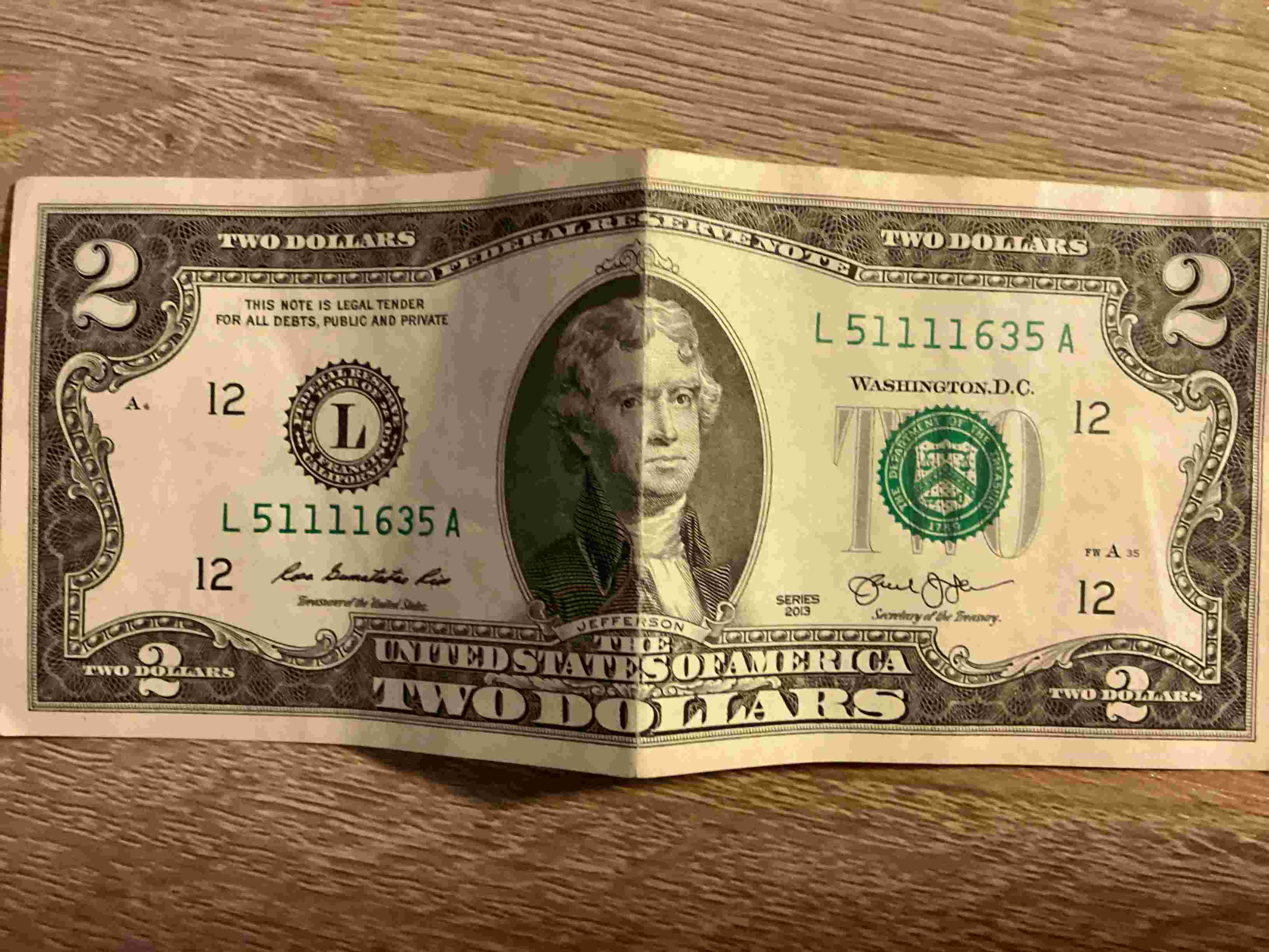 Repeating-Serial-Number-$2-Bill,-Worth?