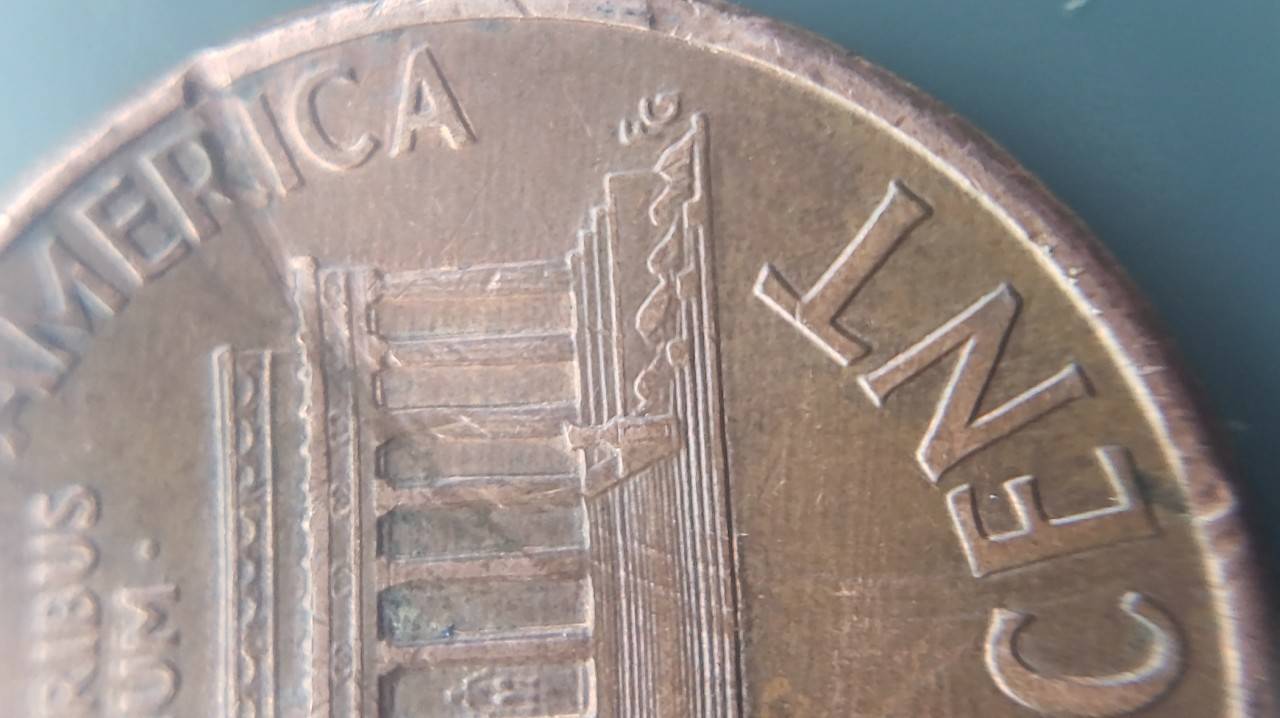 1993-Penny-Multi-Struck-Coin-With-Lots-Of-Die-Chips-And-Die-Crack?