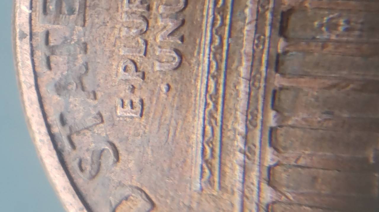 1993-Penny-Multi-Struck-Coin-With-Lots-Of-Die-Chips-And-Die-Crack?