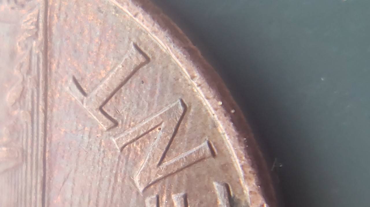 1993-Penny-Multi-Struck-Coin-With-Lots-Of-Die-Chips-And-Die-Crack?