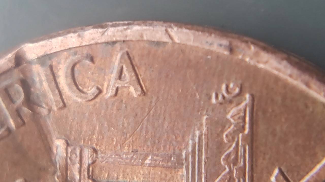 1993-Penny-Multi-Struck-Coin-With-Lots-Of-Die-Chips-And-Die-Crack?