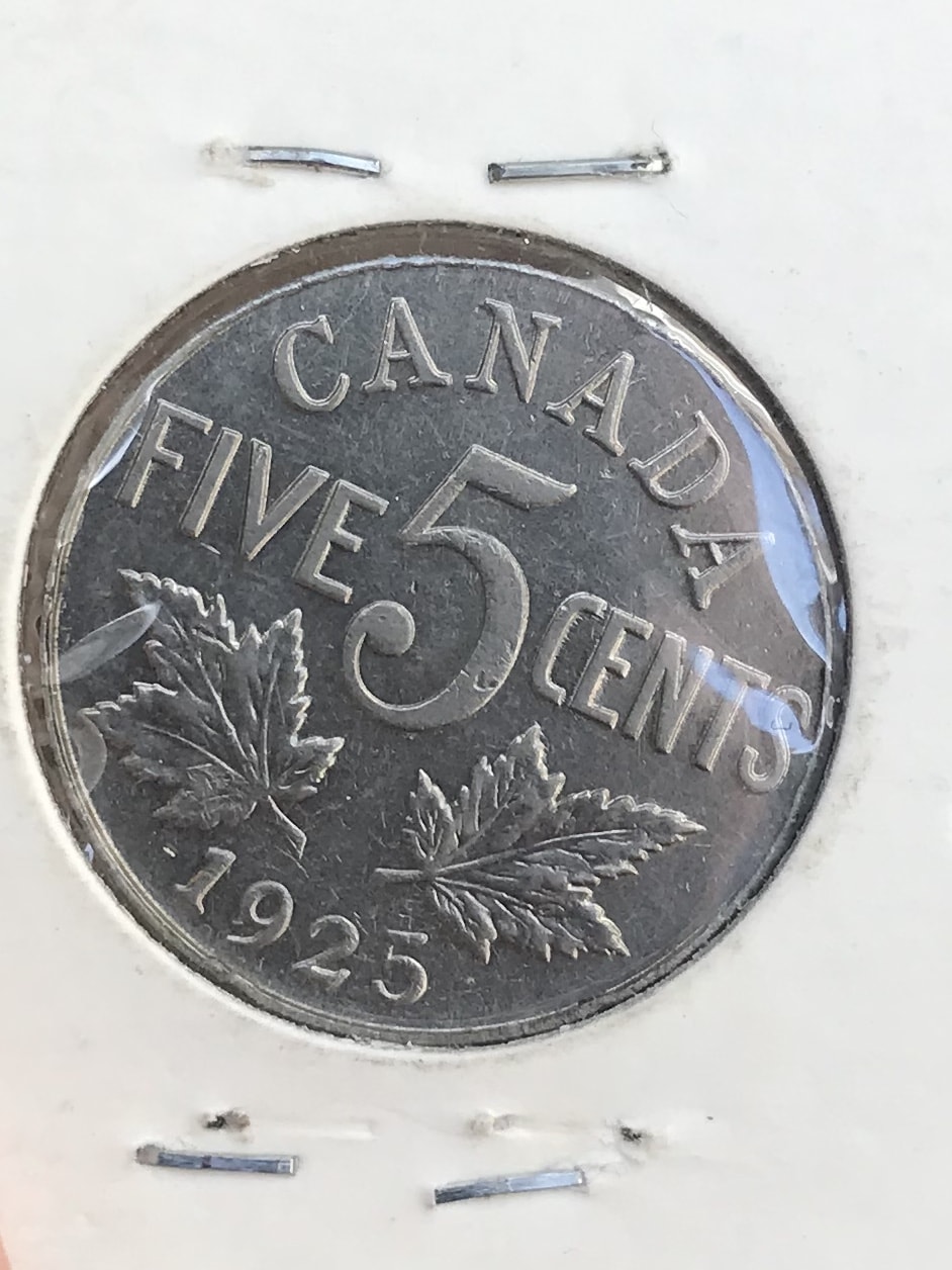 5-Cents-1925-Canada-Ungraded