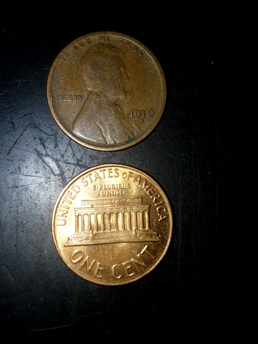 1910-S-Mint-Wheat-1946-Copper-Wheat-And-A-Couple-Others