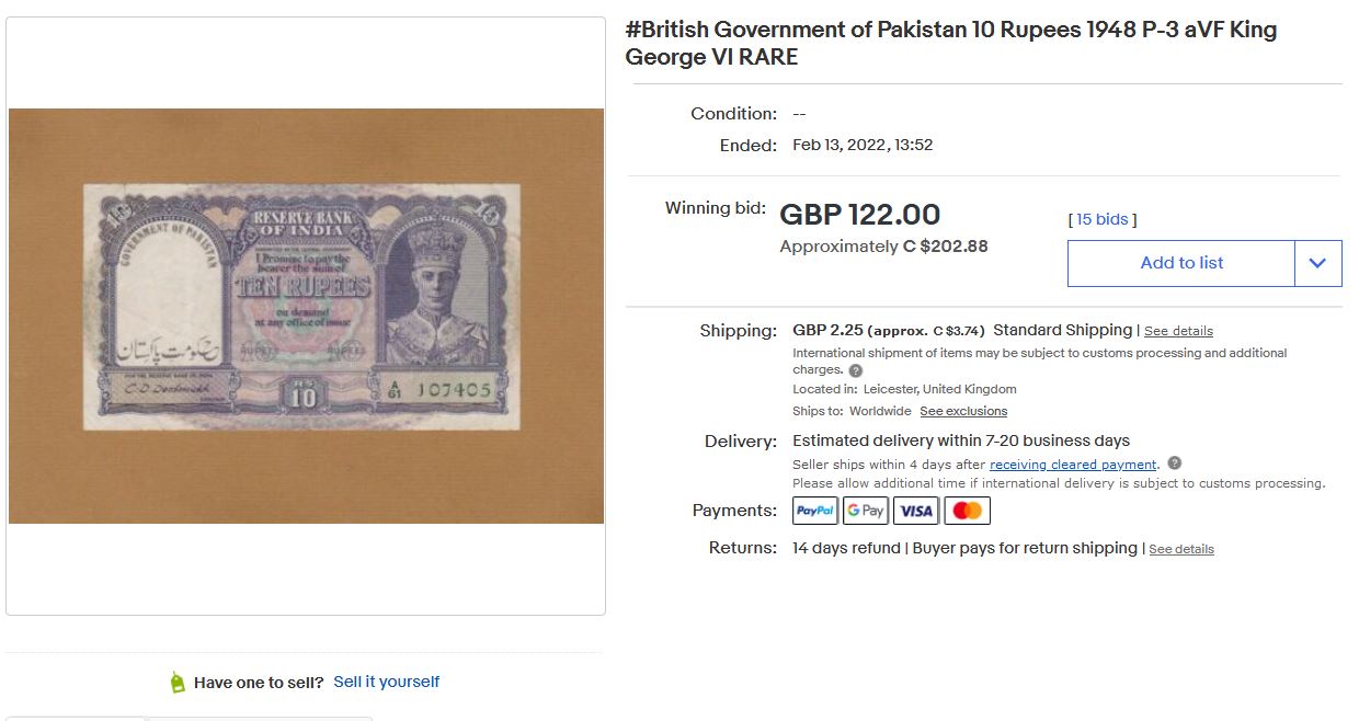 Faked-Government-Of-Pakistan-10-Rupees-On-India-P-24