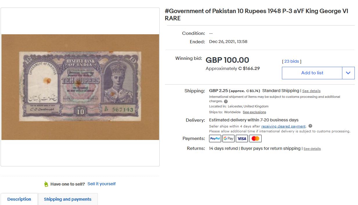 Faked-Government-Of-Pakistan-10-Rupees-On-India-P-24