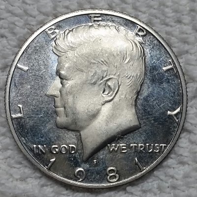 Half-Dollar-Finds-At-The-Bank.-'64,-'67,-'68-D,-And-'81-S-Proof!