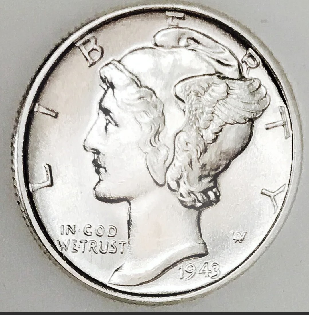 A-1943-Mercury-Dime,-My-Latest-Arrival-From-Auctionkings-On-Ebay.