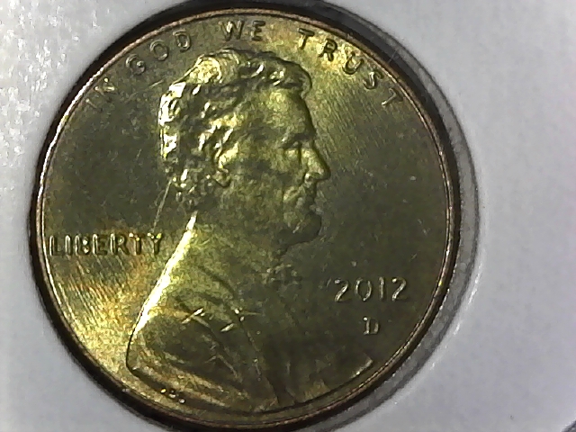 2012-D-Lincoln-Shield-Cent-With-Unusual-Coloring
