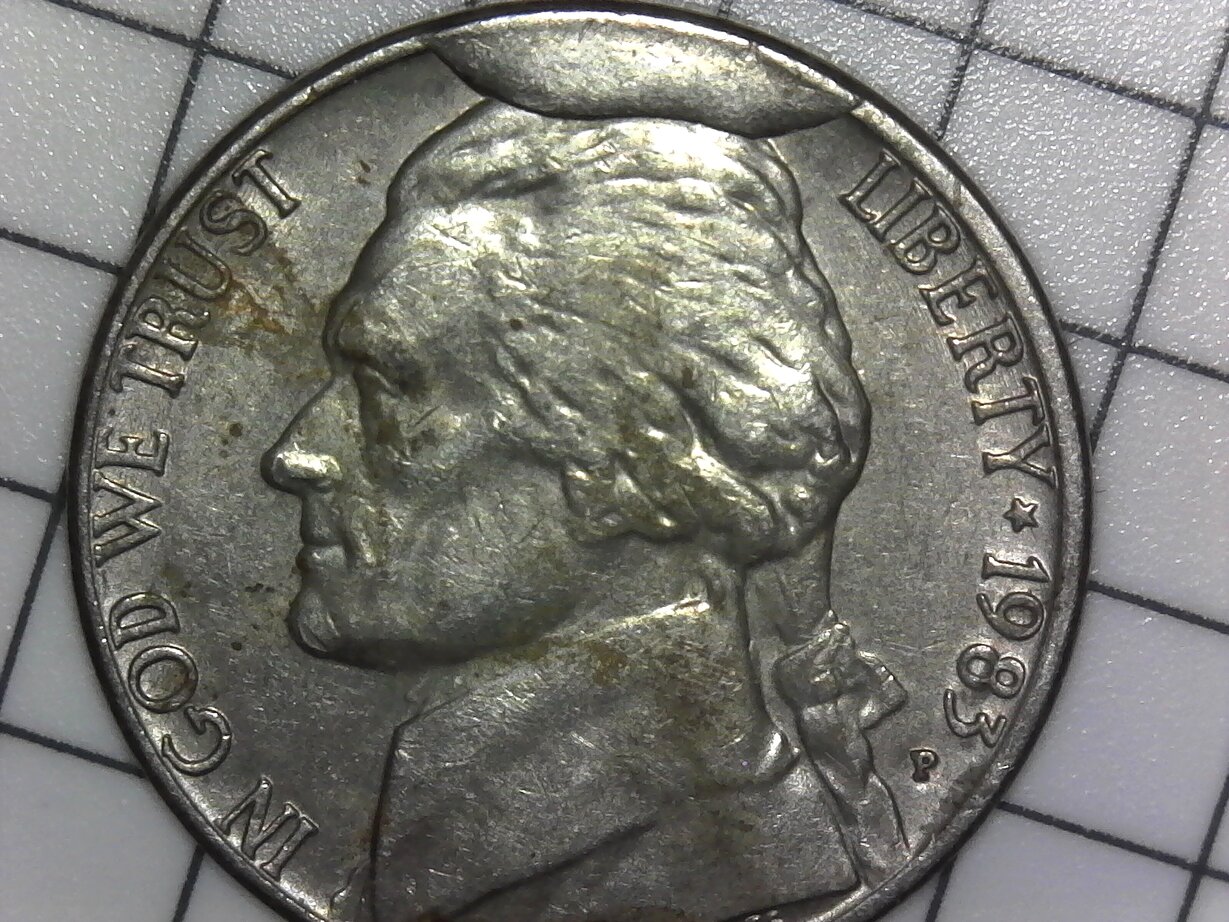 1983-P-Jefferson-Nickel-Cud-Found-Roll-Hunting