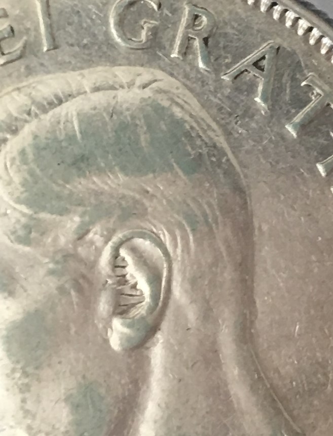 1950-Canada-50-Cent-Extra-Metal-In-King-George-Ear?