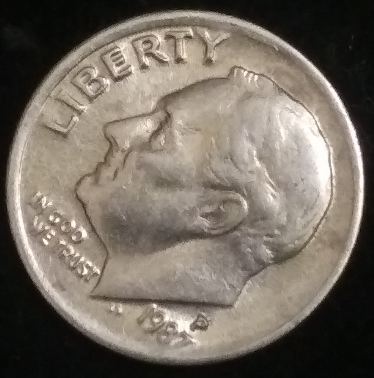 1987-P-Roosevelt-Dime-P/S