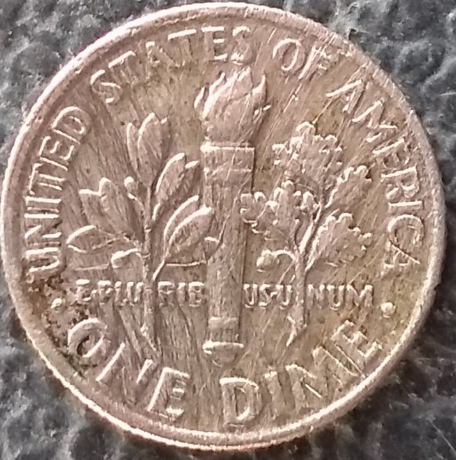1994-P-Roosevelt-Dime/Appears-Sanded