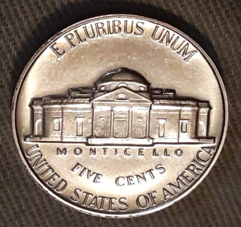 1964-P-Jefferson-Nickel-/-Satin-/-Fs?