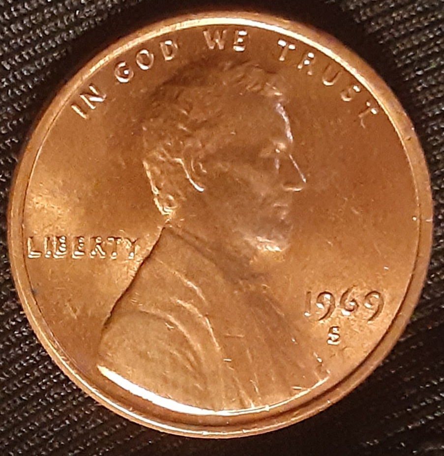 1969-S-Lincoln-Memorial-Cent/Help-W/Identification