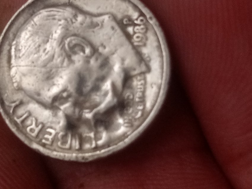 1986-P-Dime-Roosevelt-Wearing-A-Mask-Pre-Strike-Mint-Error?