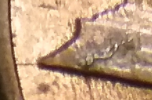 1983-Lincoln-Cent-Possible-Die-Crack-On-Reverse?