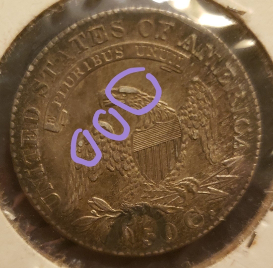 1829-Capped-Bust-Half-Dollar,-Please-Grade