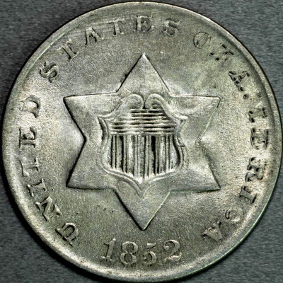 1852-3-Cent-Silver-Up-For-Grading