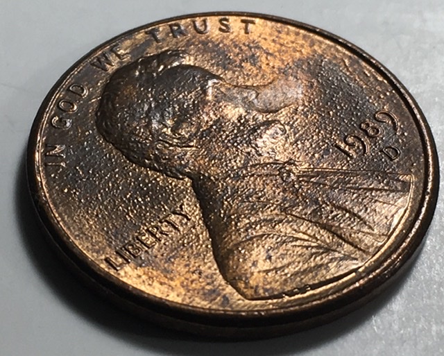 1989-D,-LWC,-Plating-Issue-Yes,-But-Blob-On-Face?