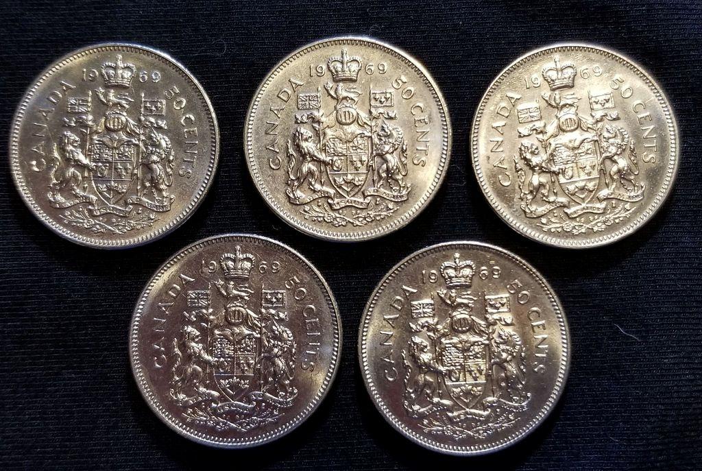 1969-Fifty-Cent-Coins