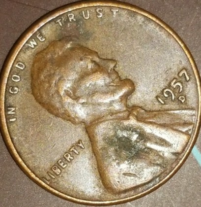 I-Have-A-1957-D-Penny-It-Appears-That-The-Bottom-Of-The-