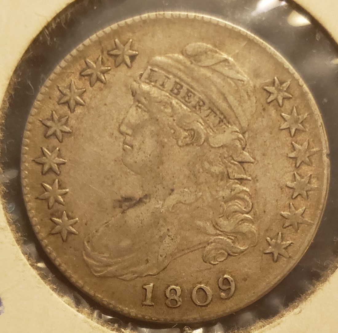 1809-Capped-Bust-Half-Dollar,-Please-Grade