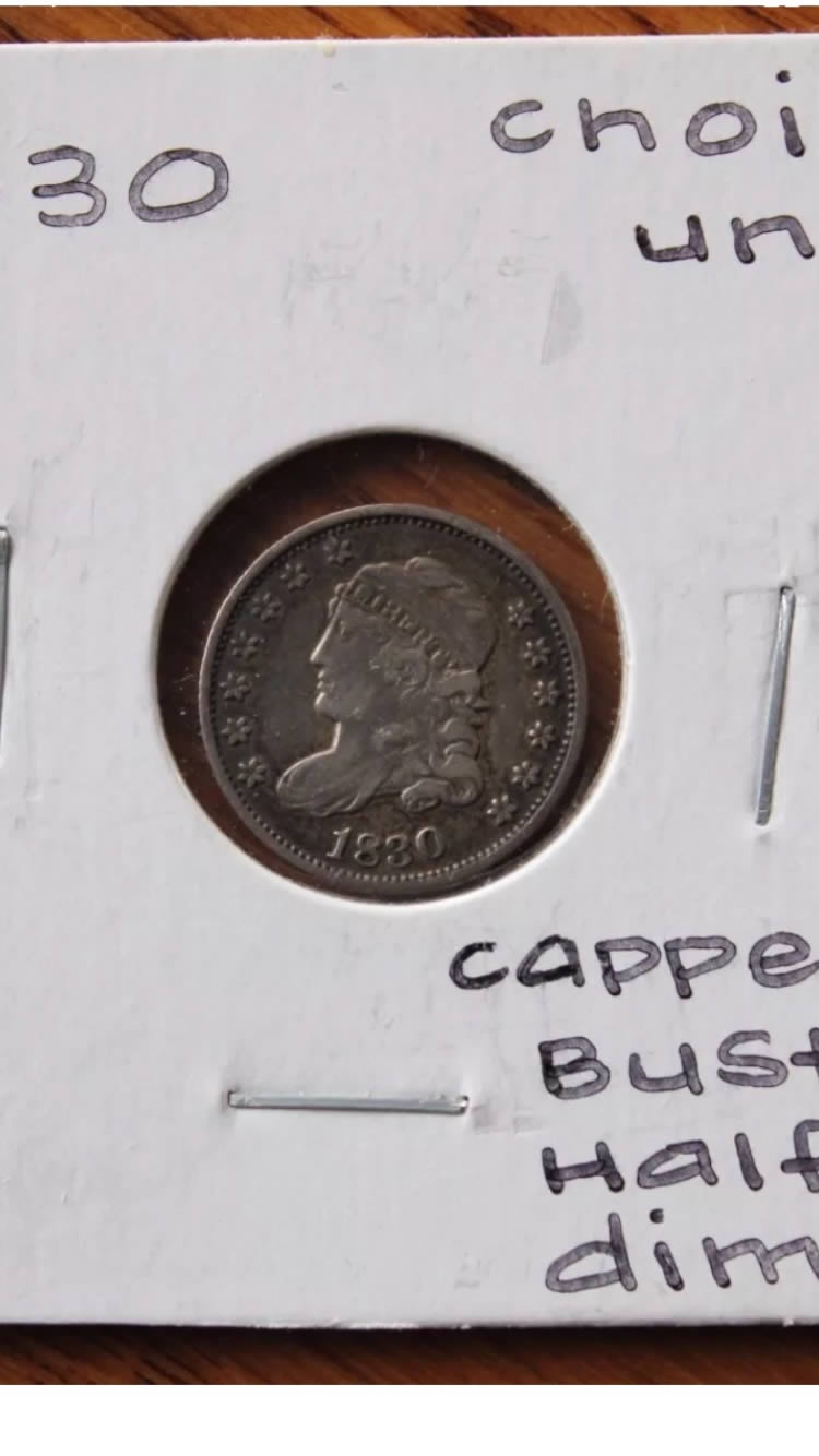 Two-Capped-Bust-Half-Dimes-For-Grading