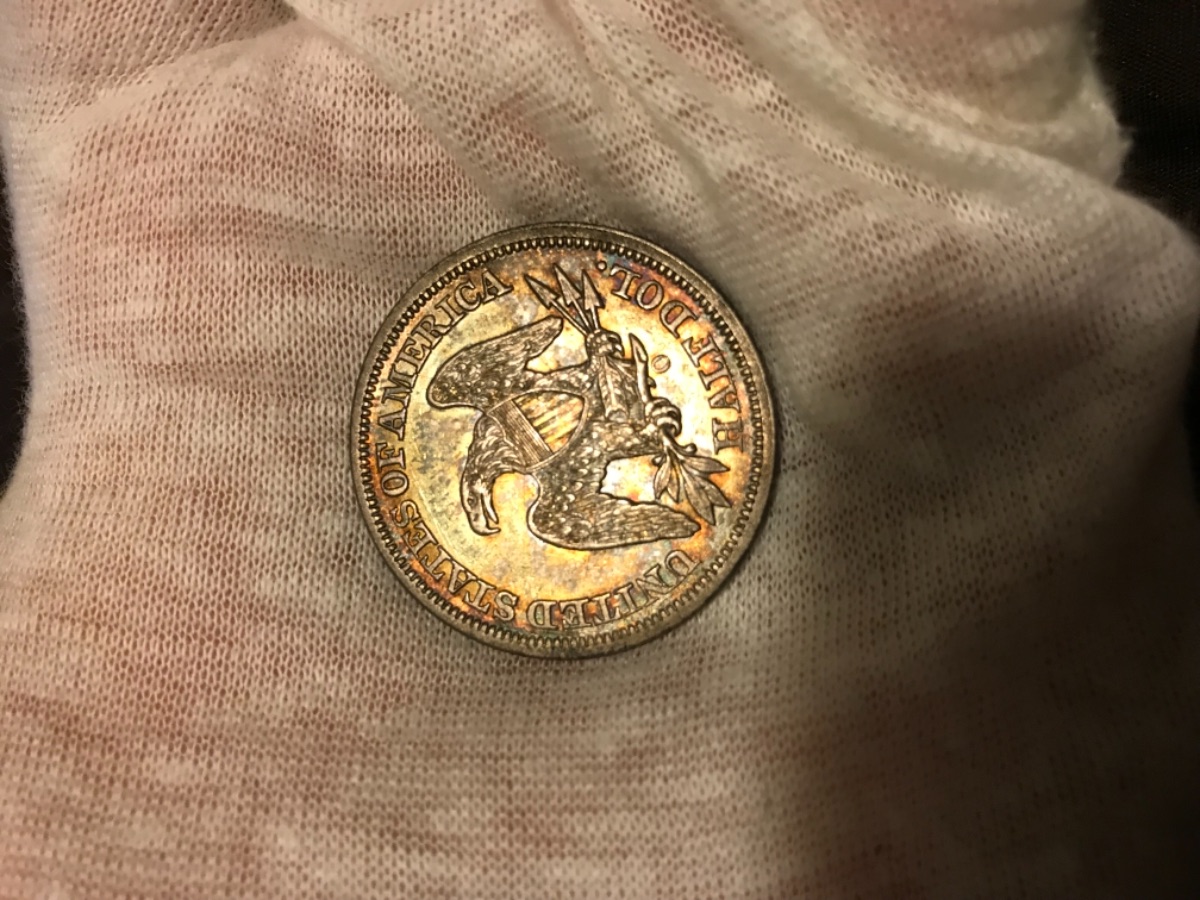 1854-Arrows-Seated-Lib-Half-For-Grading
