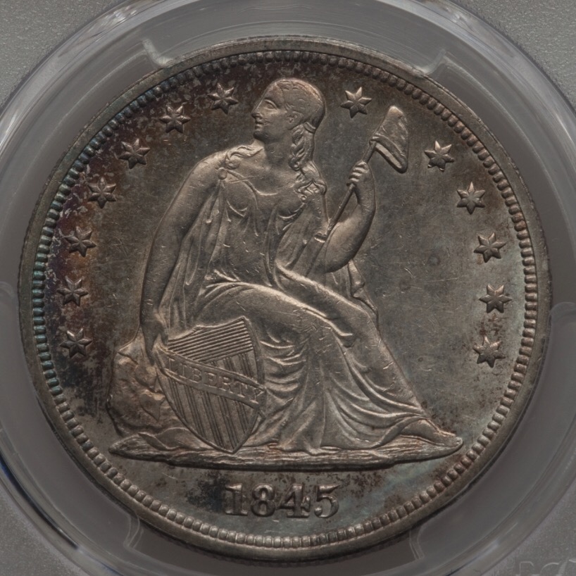 1845-&-1860-Seated-Dollars-For-Grading