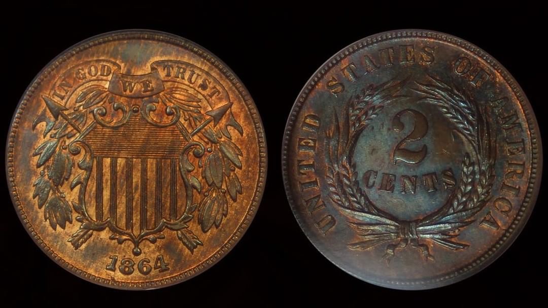 1864-2-Piece-Cents-For-Grading
