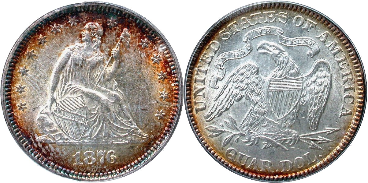 Seated-Quarters-With-Motto-For-Grading